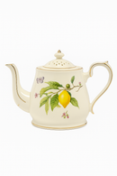 Assiette ceramique motif citron style européen elegant
