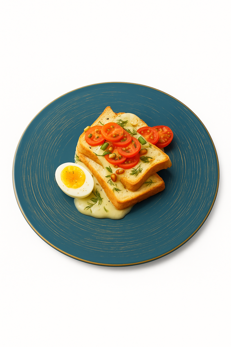 Assiette plate en céramique style rétro bordure élégante