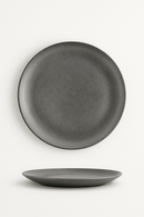 Assiette plate inox style industriel vintage camping western