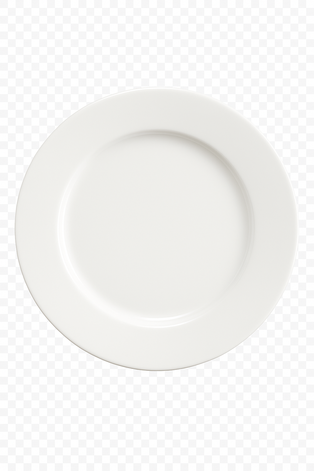 Assiette plate porcelaine motif decoratif table ronde 27cm - vue 2 sur 2