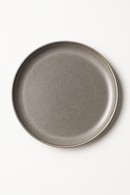 Assiettes acier inoxydable style industriel retro plateaux cafe