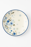Assiettes céramique émaillée style floral japonais cuisine