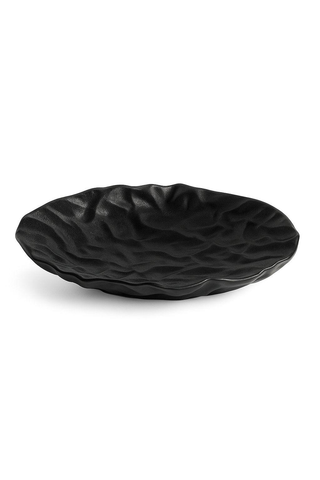 Assiettes creuses ceramique texture ridee style restaurant elegante - vue 2 sur 3