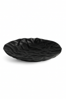Assiettes creuses ceramique texture ridee style restaurant elegante