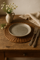 Assiettes inox 304 style industriel retro plateaux cafe