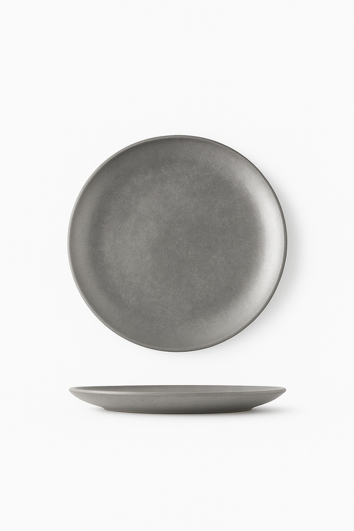 Assiettes inox style nordique vintage pour barbecue