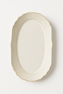 Assiettes plates céramique relief style rétro restaurant