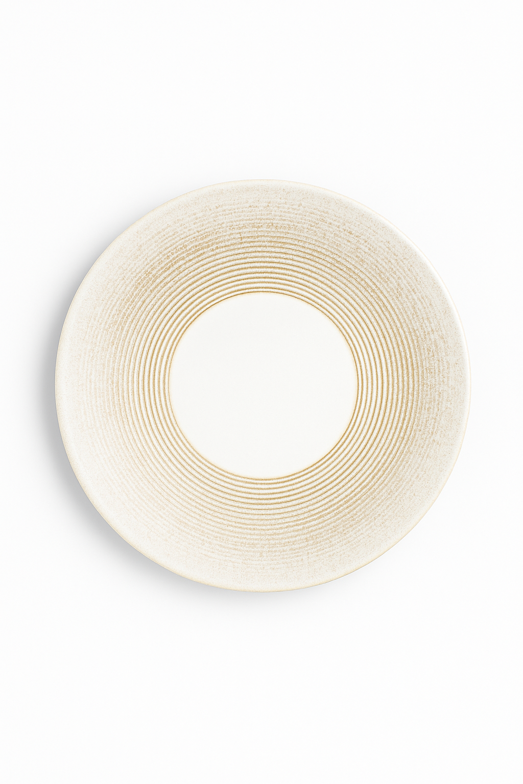 Assiettes plates ceramique rondes style japonais minimaliste - vue 2 sur 3