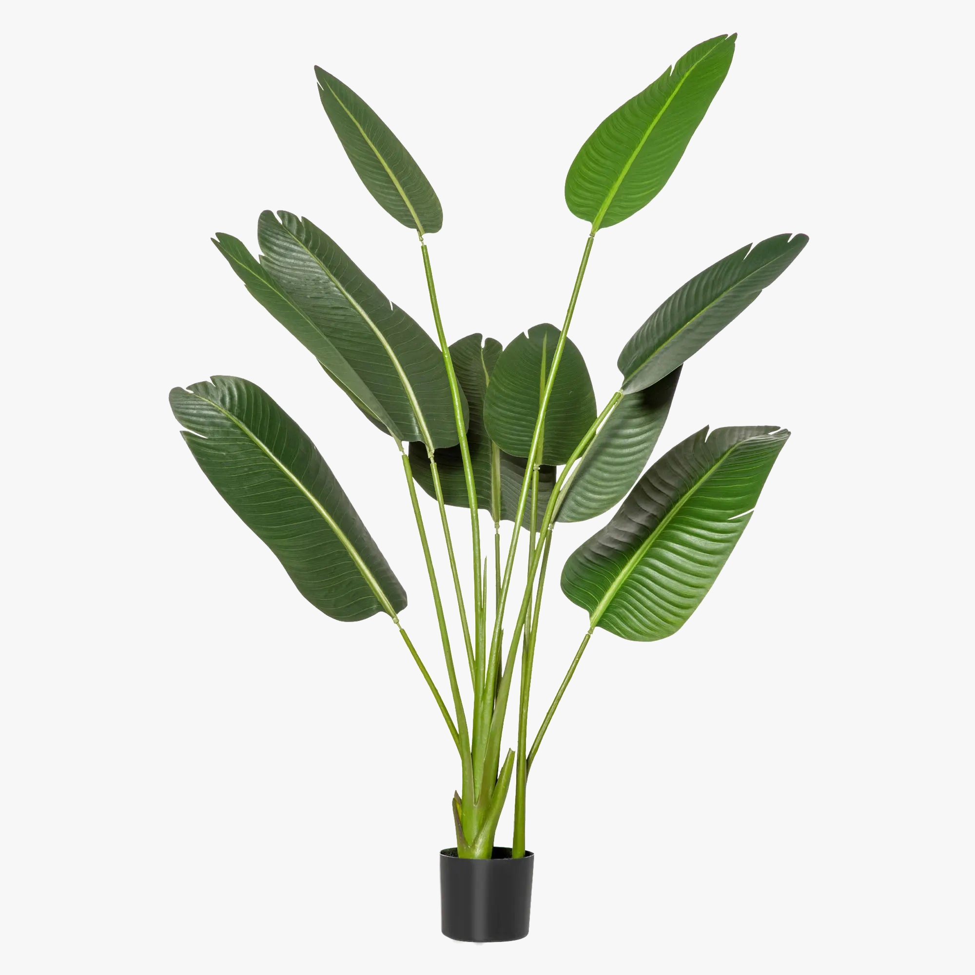 bananier artificiel avec pot et feuilles réalistes pour décoration intérieure
