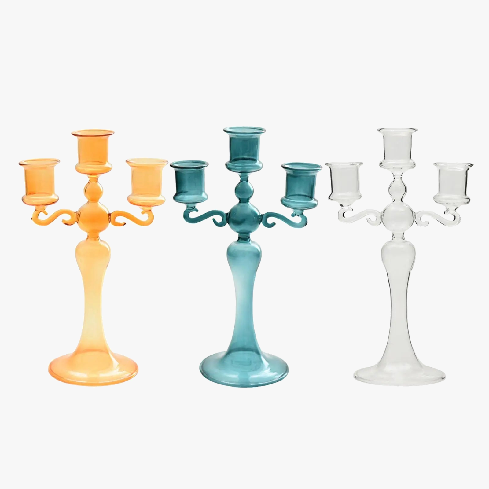 bougeoir en verre décoratif pour mariage et nouvel an
