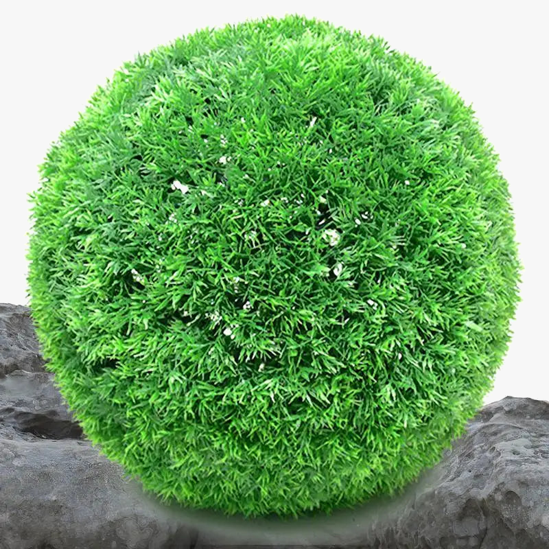 boule dherbe artificielle en aiguilles de pin décorative