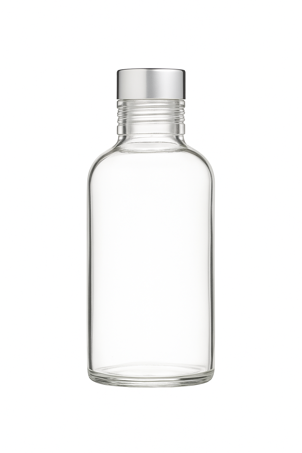 Bouteille verre étanche réutilisable pour boissons et sauces