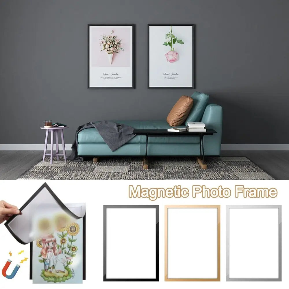 cadre photo magnétique tableau d'affichage souple autocollant pour documents