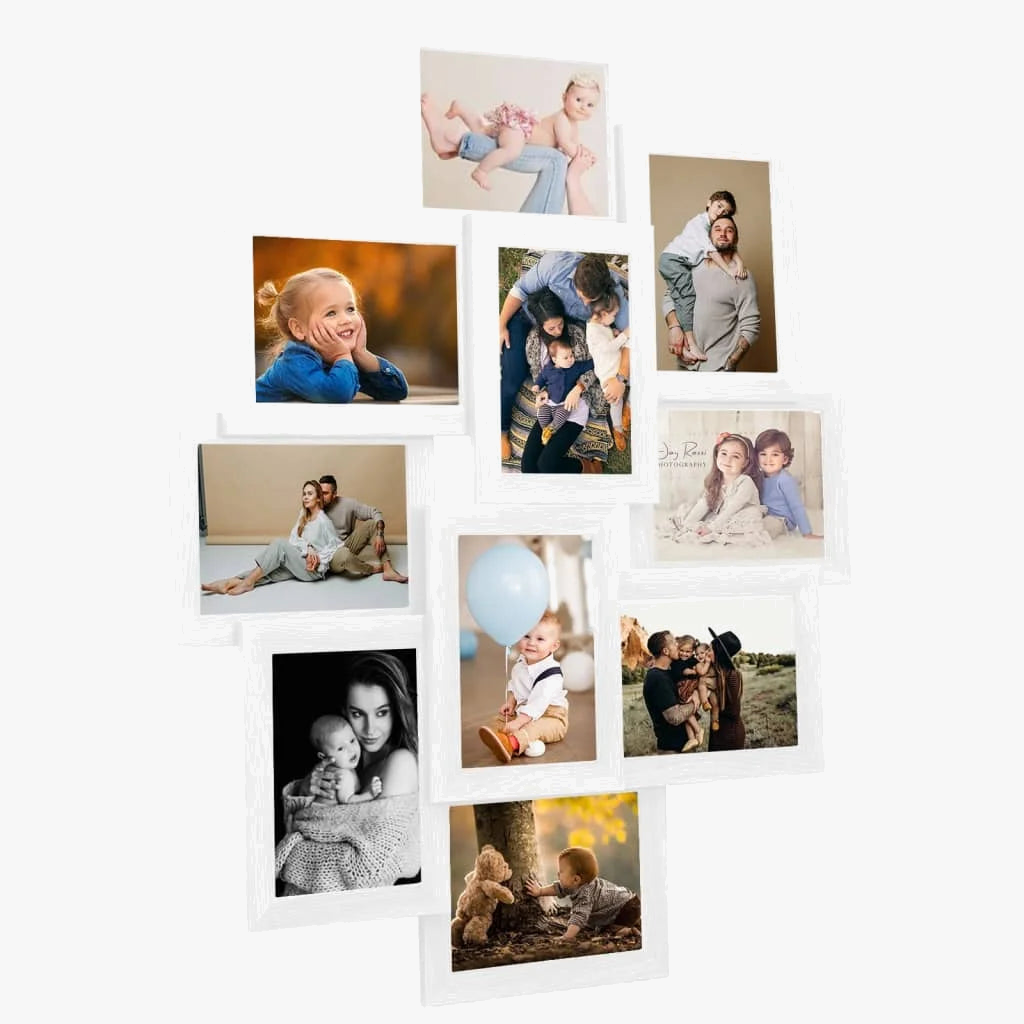 cadre photo mural personnalisé pour souvenirs de famille