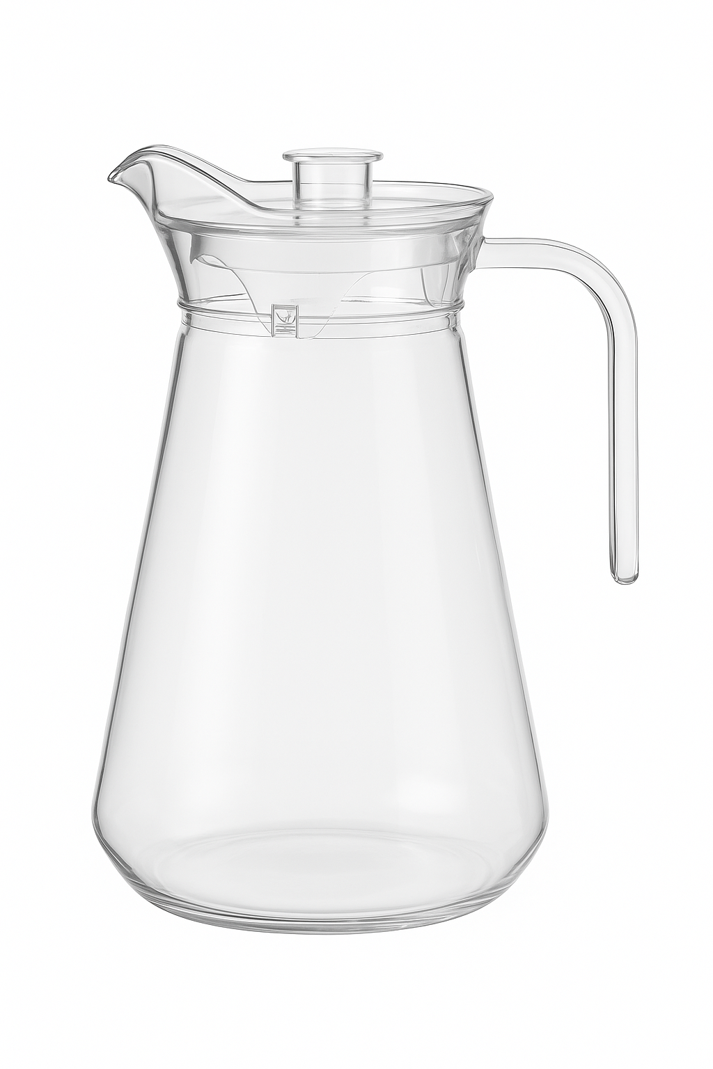 carafe acrylique bec canard resistante chaleur 1 2l