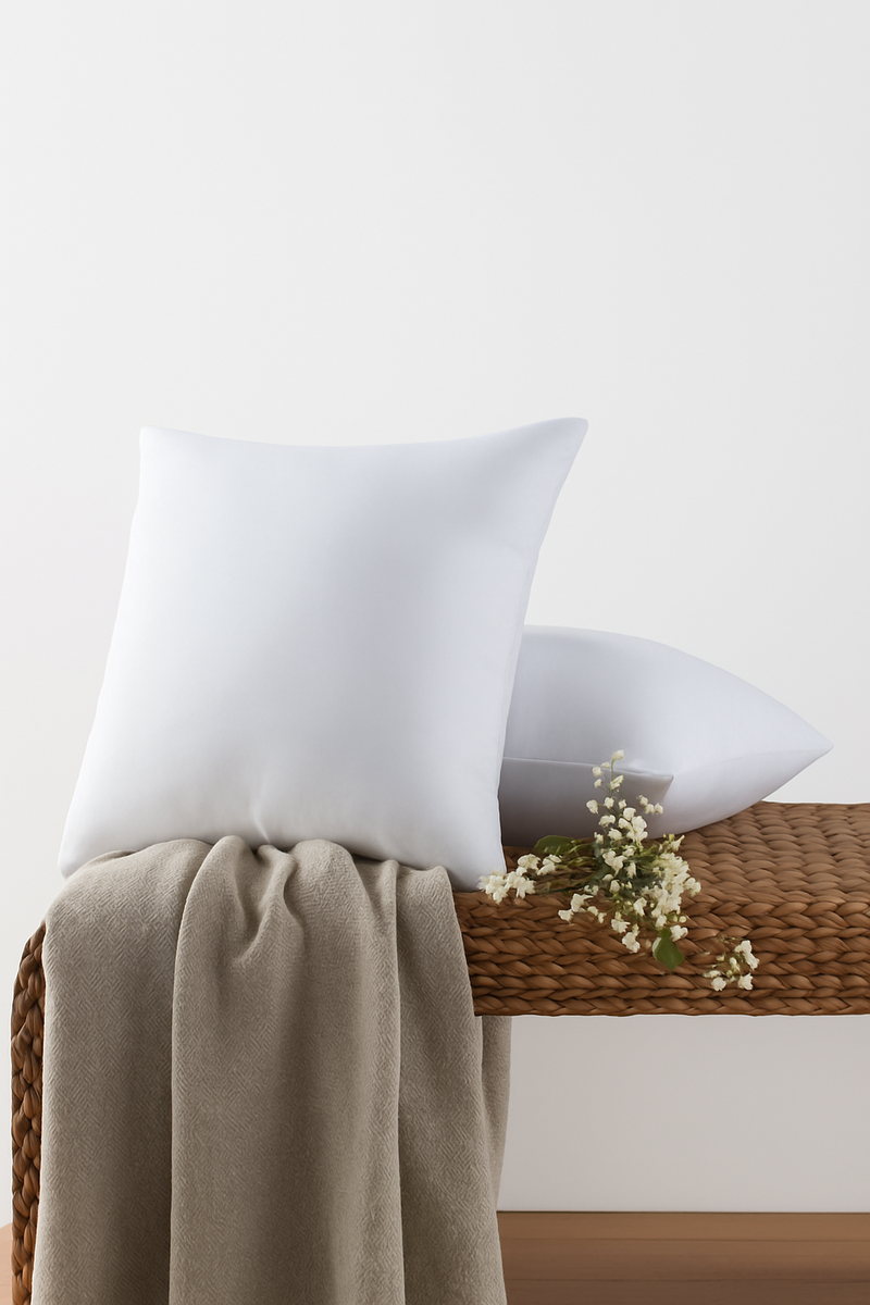 coussin classique 45x45cm en coton doux pour le confort