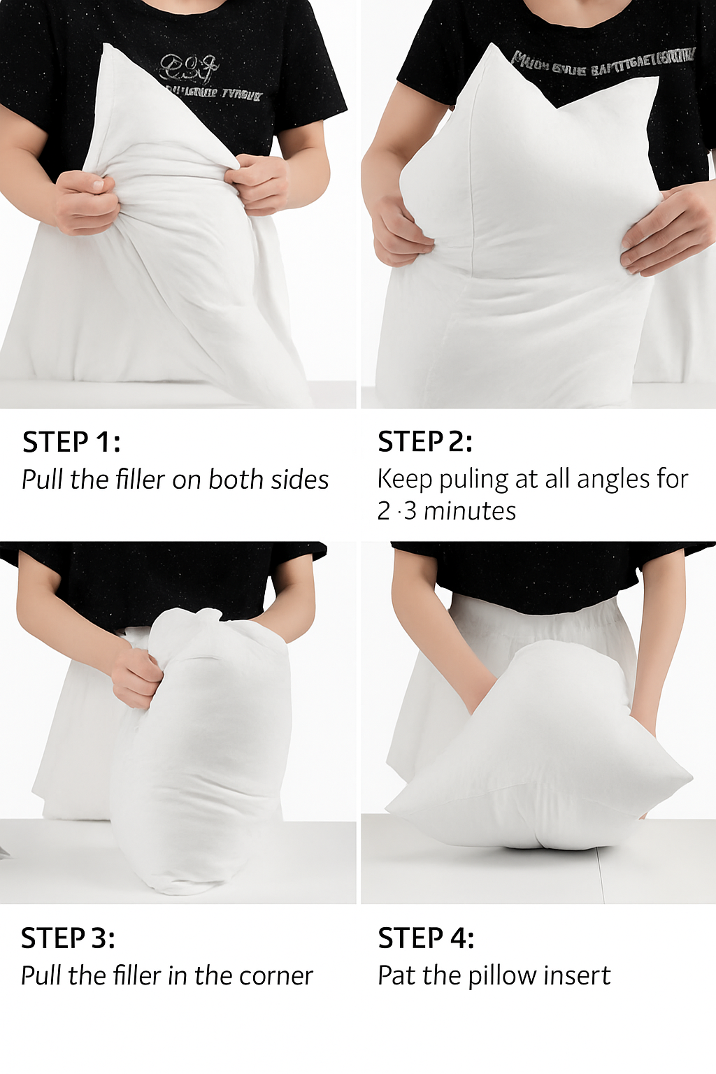 coussin décoratif blanc plusieurs tailles pour un style élégant - vue 6 sur 7