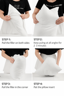 coussin décoratif blanc plusieurs tailles pour un style élégant
