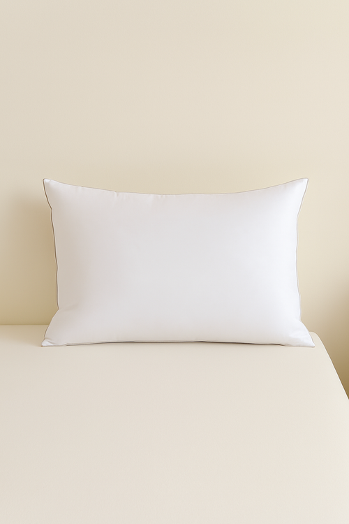 coussin en duvet d'oie hypoallergénique pour un confort optimal