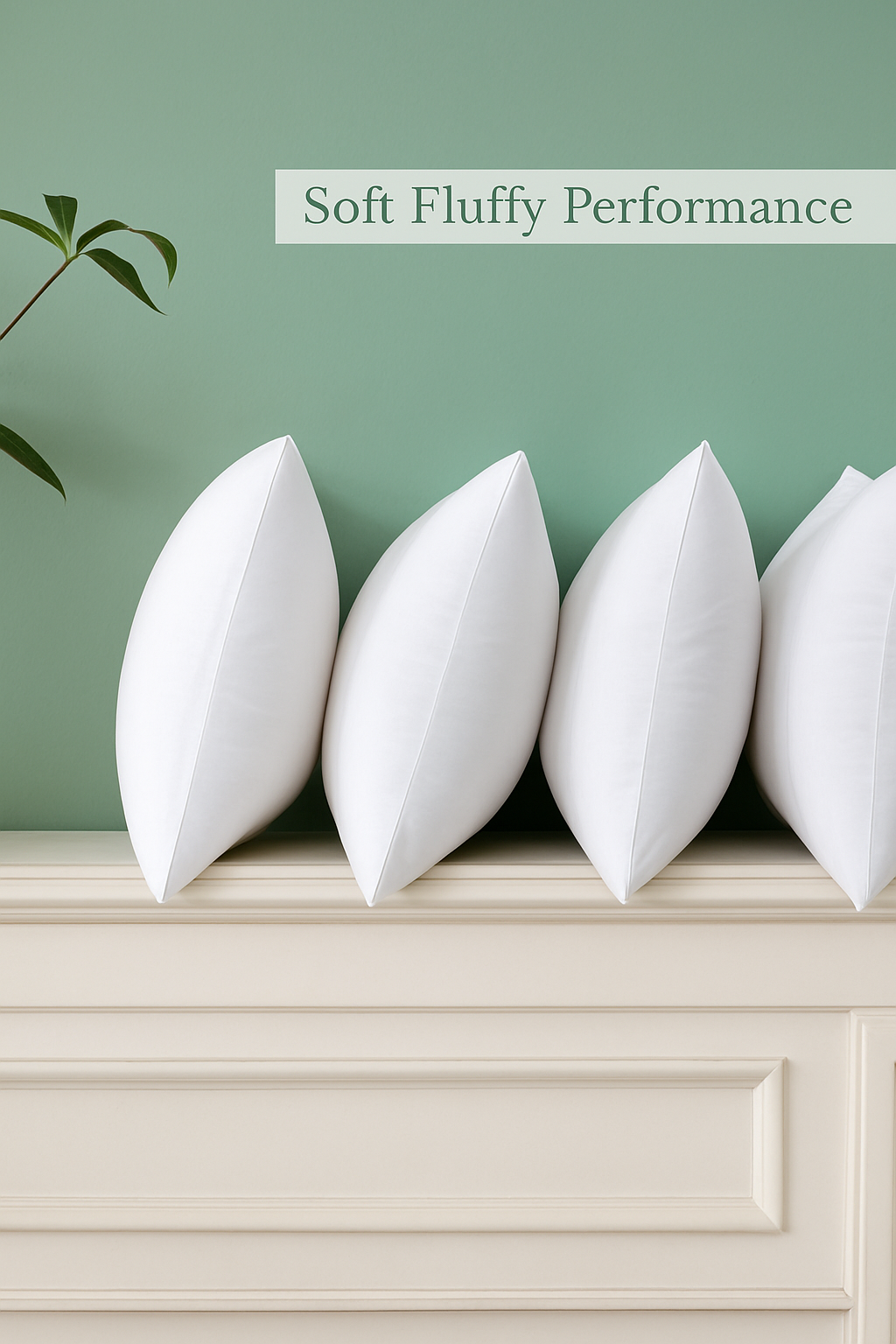 coussins décoratifs blancs moelleux 30x50cm 45x45cm 50x50cm - vue 5 sur 6