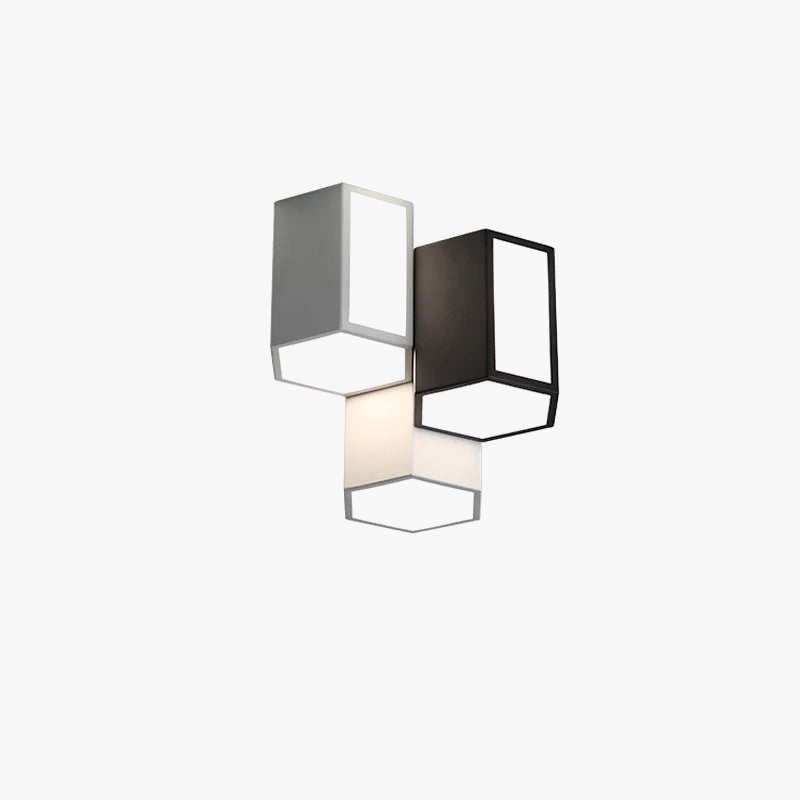 Plafonnier Créatif Géométrique LED Pour Allée Couloir Chambre Restaurant Décor À La Maison Plafond Art Lumières Éclairage Intérieur