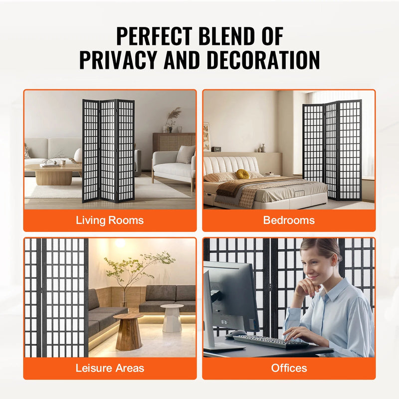 écran de confidentialité pliable pour séparation de pièce décorative