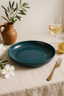 ensemble 4 assiettes creuses plastique incassable motif blé