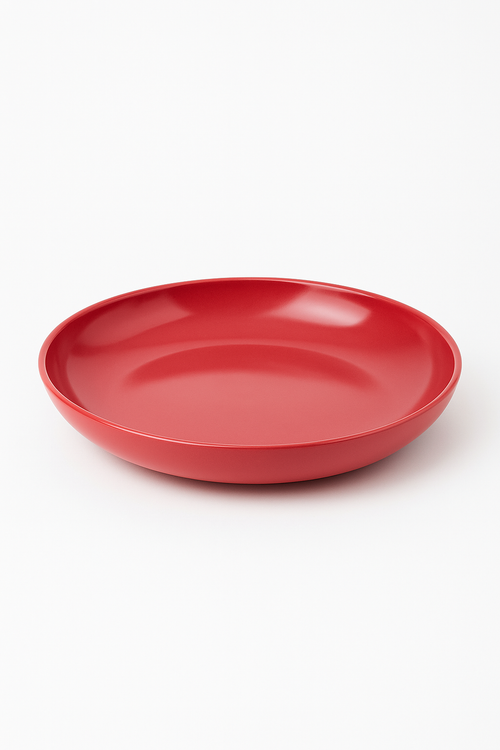 Ensemble 4 assiettes creuses plastique incassable motif blé