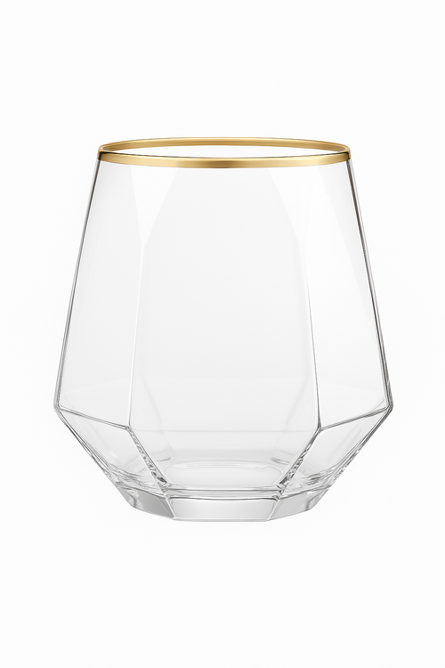 Ensemble 6 verres whisky relief style luxe