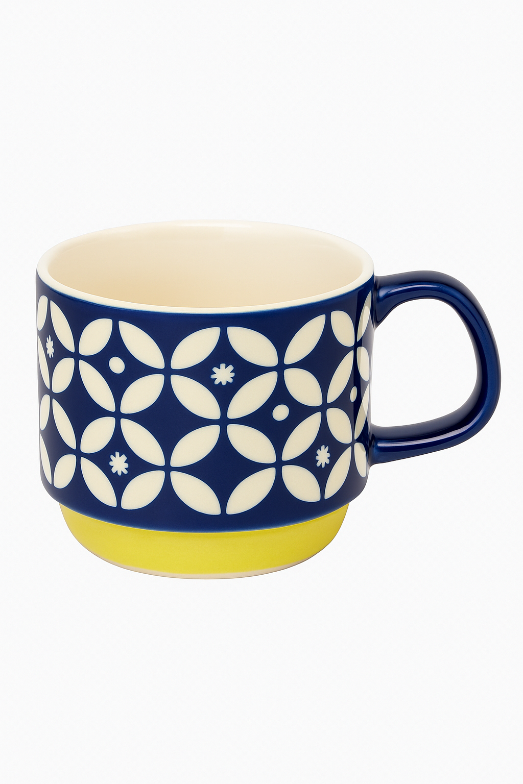 ensemble tasses cafe japonaises floral retro ceramique 300ml