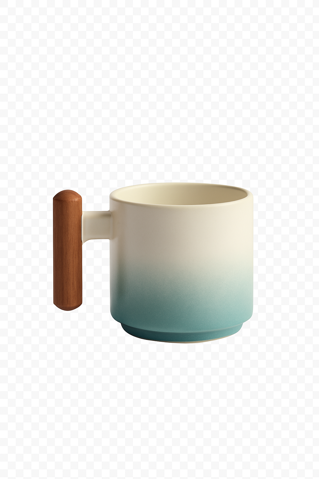Ensemble tasses expresso bois style minimaliste italien
