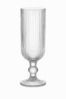 Ensemble verres vin tige courte rayures ouverture large