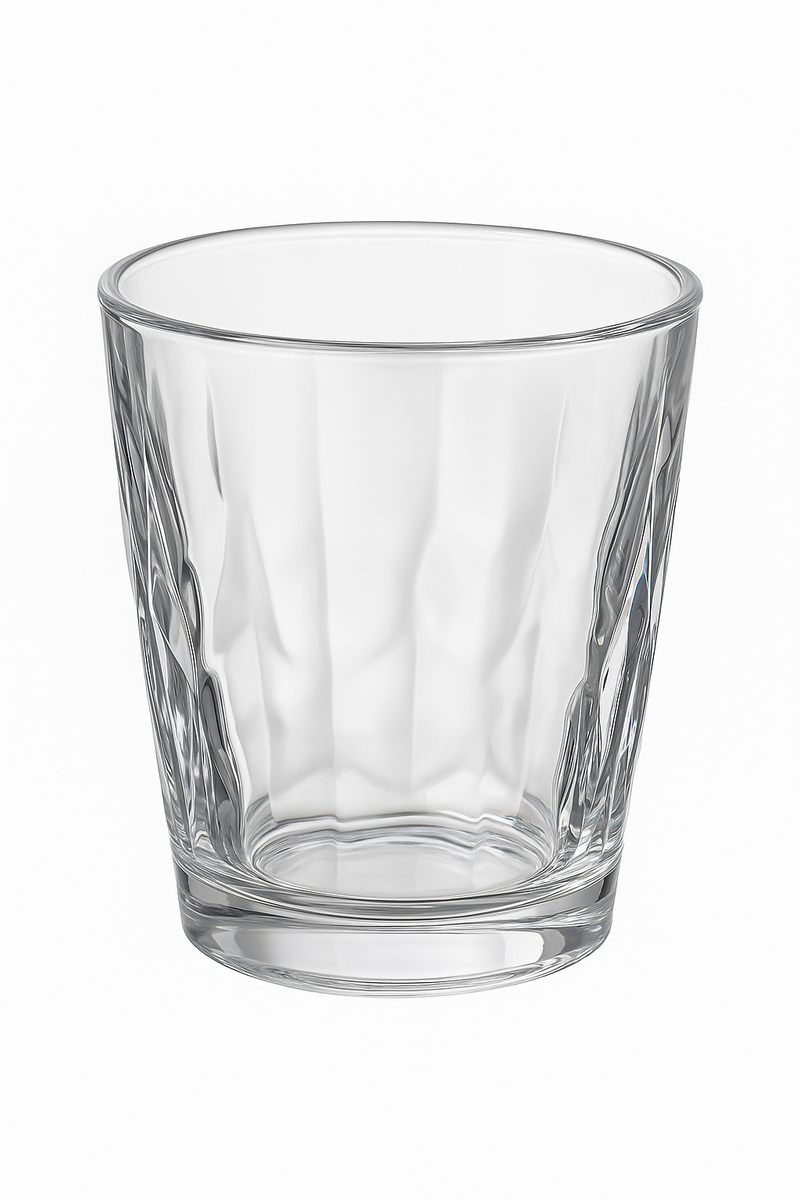 Gobelet acrylique réutilisable incassable style nervuré cuisine bar
