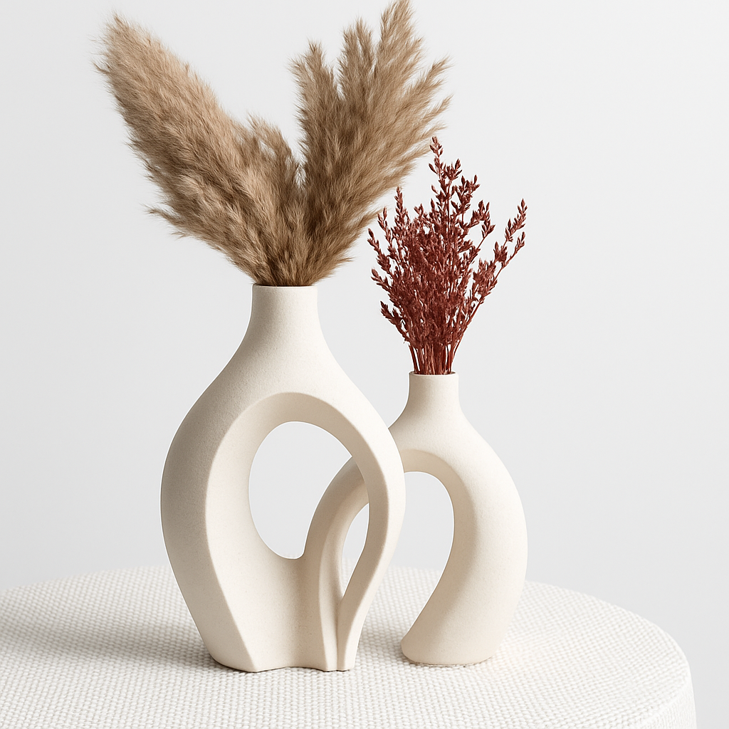 grand vase décoratif en céramique pour un intérieur moderne et élégant - vue 4 sur 12