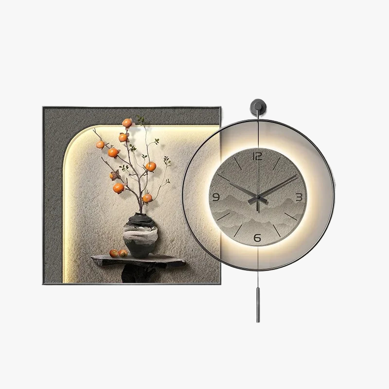 Horloge murale au design unique et esthétique pour décoration moderne