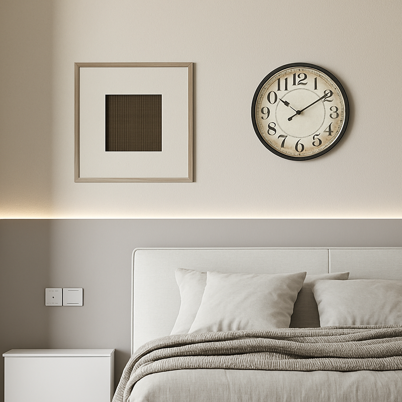 horloge murale rétro en bois motif paris pour décoration intérieure silencieuse