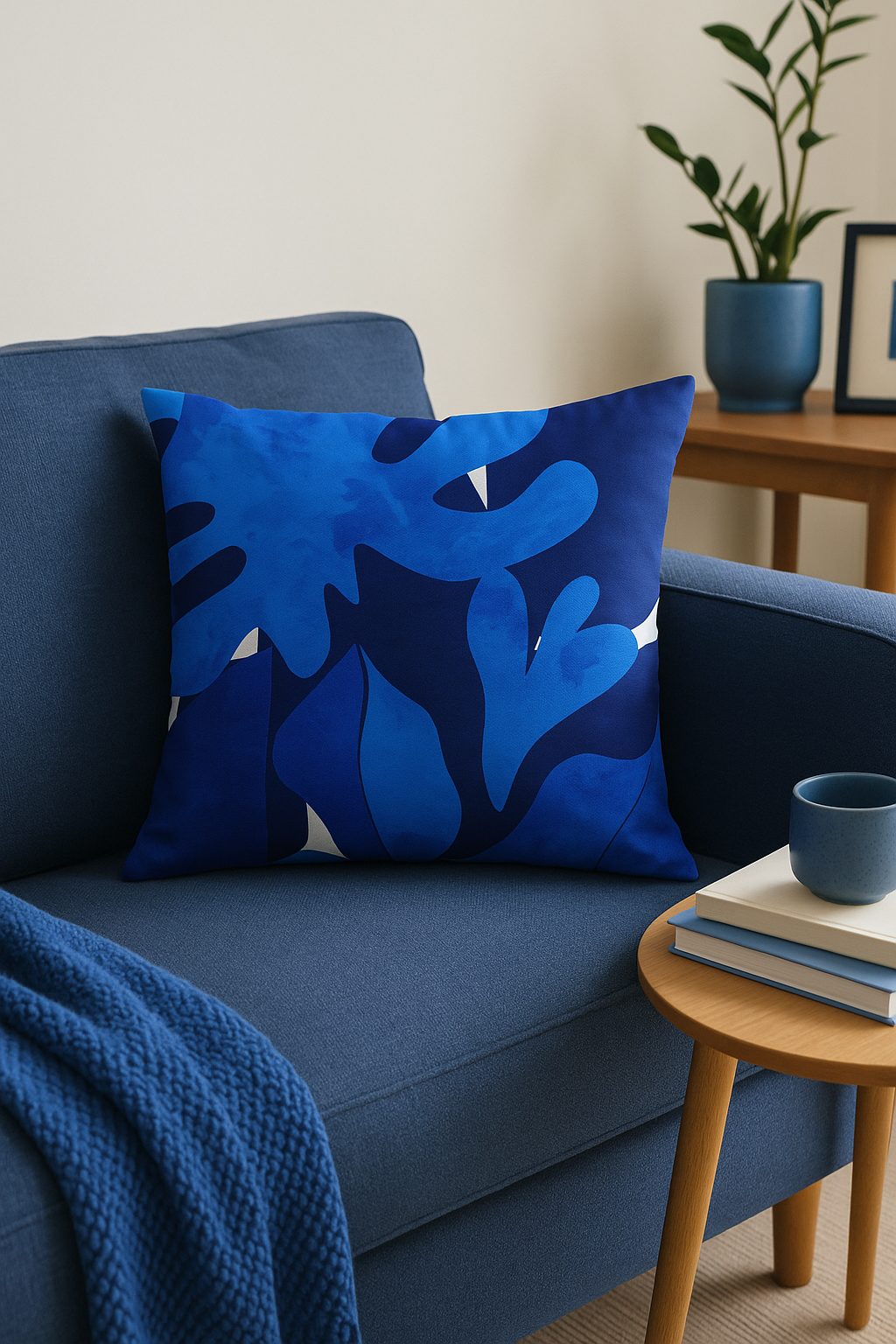 housse de coussin abstraite nordique pour un style moderne - vue 3 sur 2