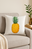 housse de coussin carrée motif tournesol créatif jaune 45x45 cm