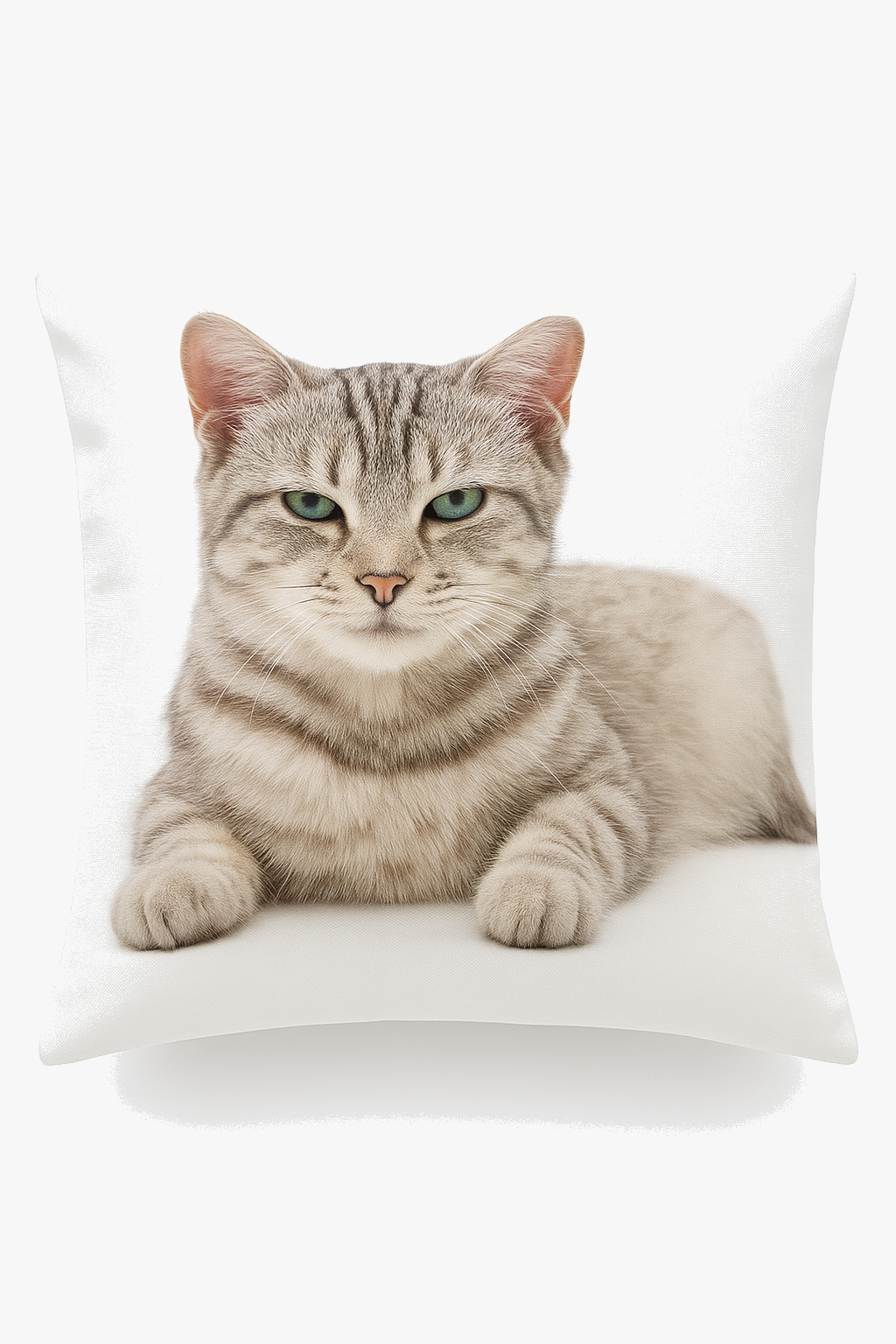 housse de coussin décorative avec motif chat mignon