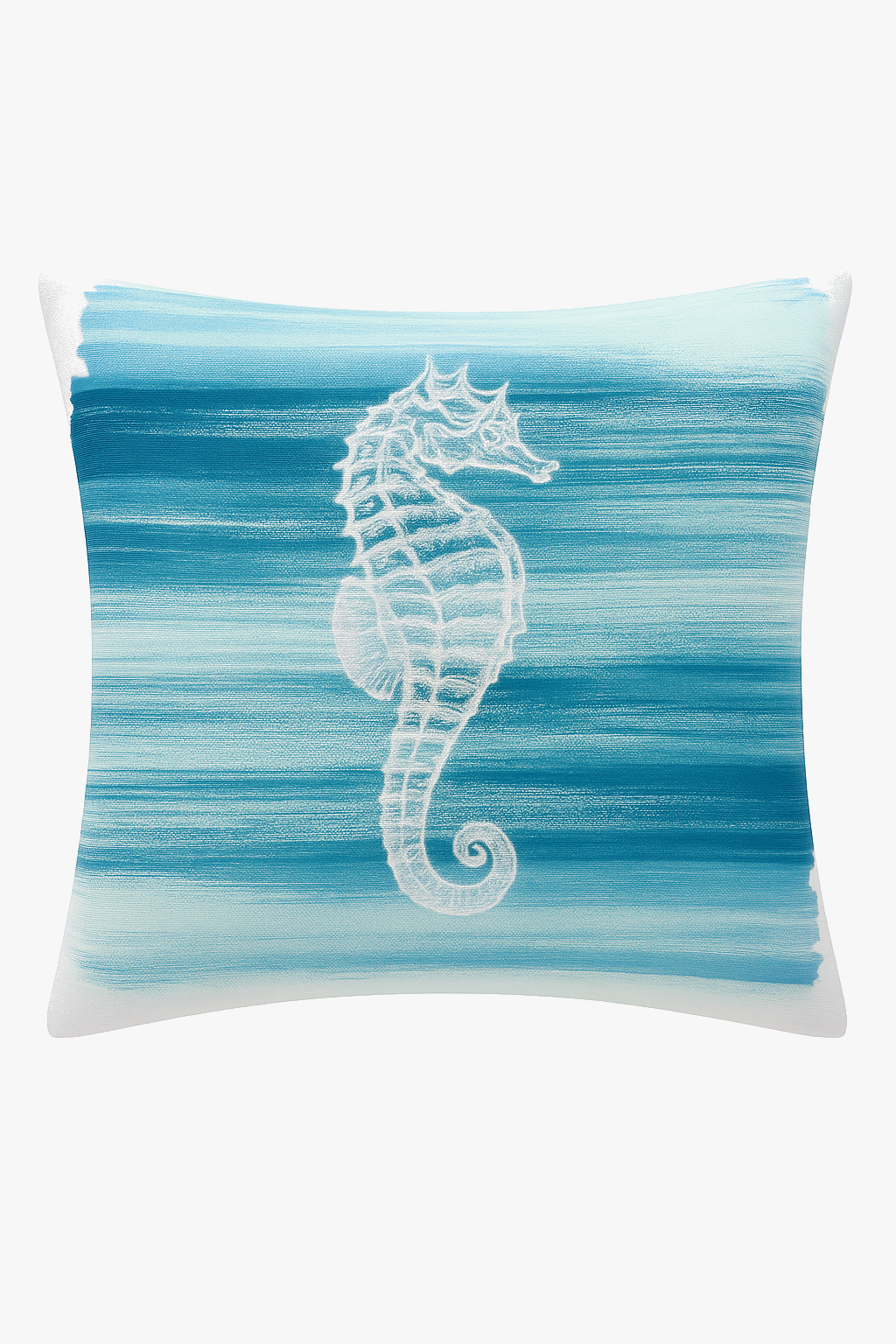 housse de coussin décorative motif tortue marine colorée