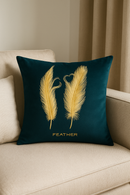 housse de coussin décorative motif géométrique couleur or clair