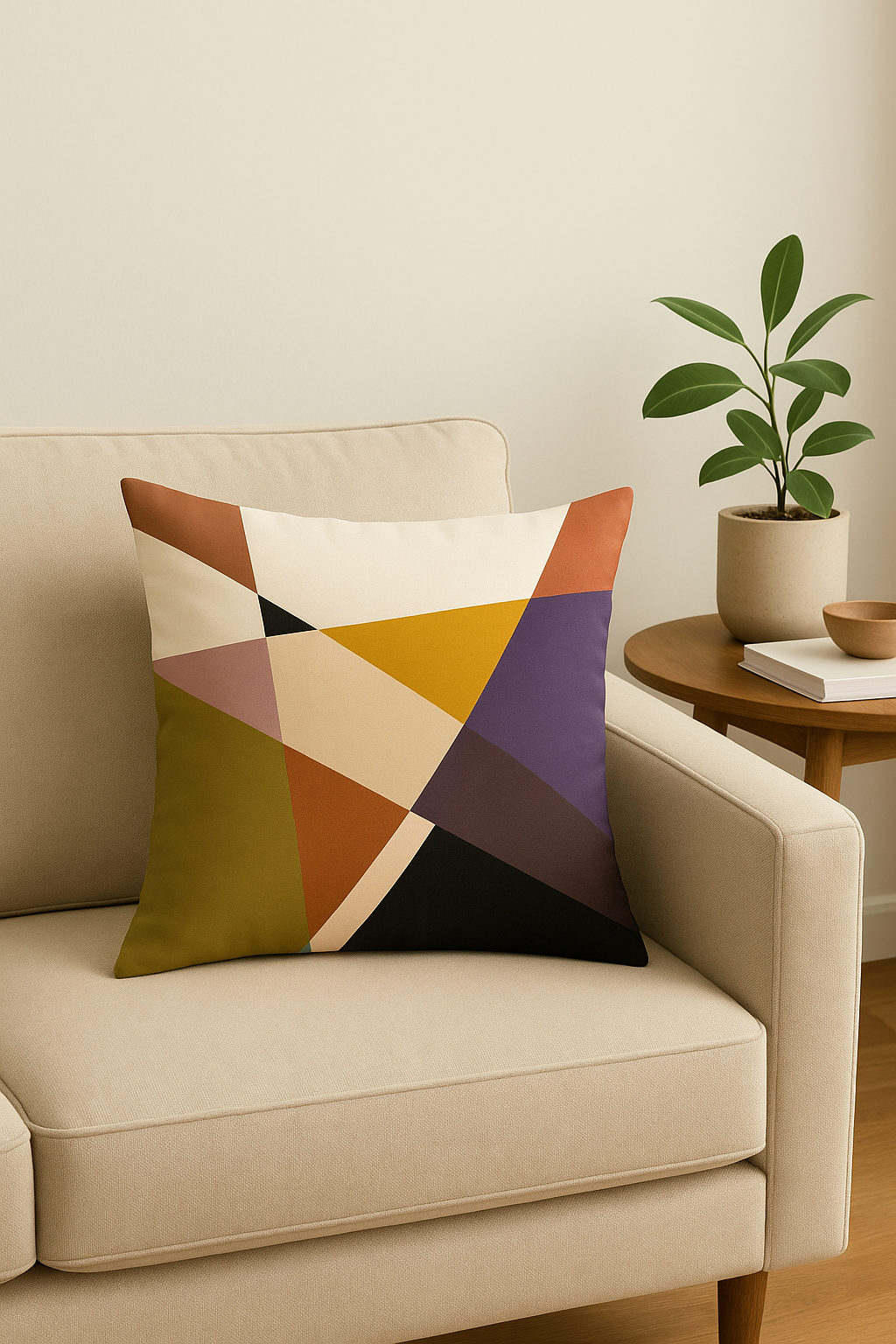 housse de coussin décorative nordique abstraite pour salon