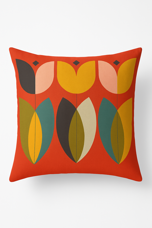 housse de coussin décorative nordique abstraite pour salon
