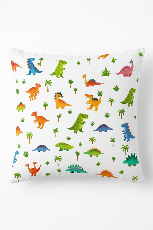 housse de coussin dinosaure mignon décoration luxe pour la maison