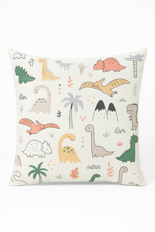 housse de coussin dinosaure mignon décoration luxe pour la maison
