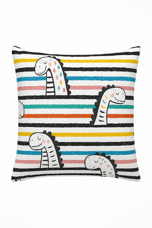 housse de coussin dinosaure mignon décoration luxe pour la maison