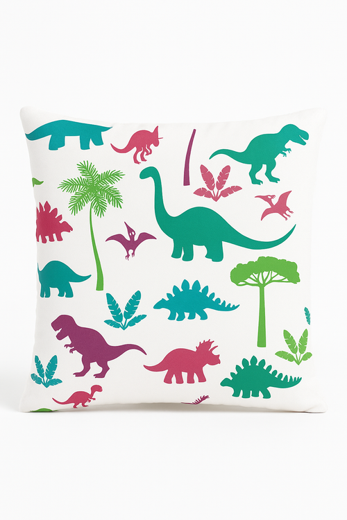 housse de coussin dinosaure mignon pour canapé voiture ou bureau