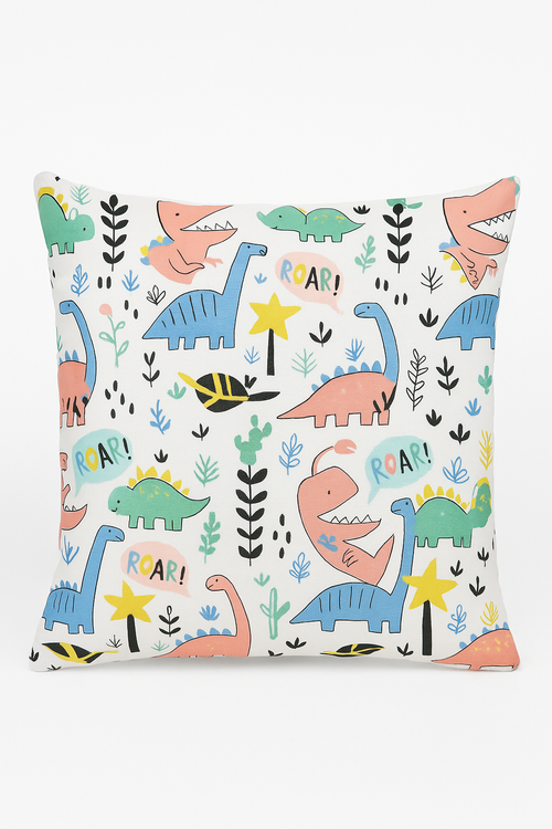 housse de coussin dinosaure mignon pour décoration maison