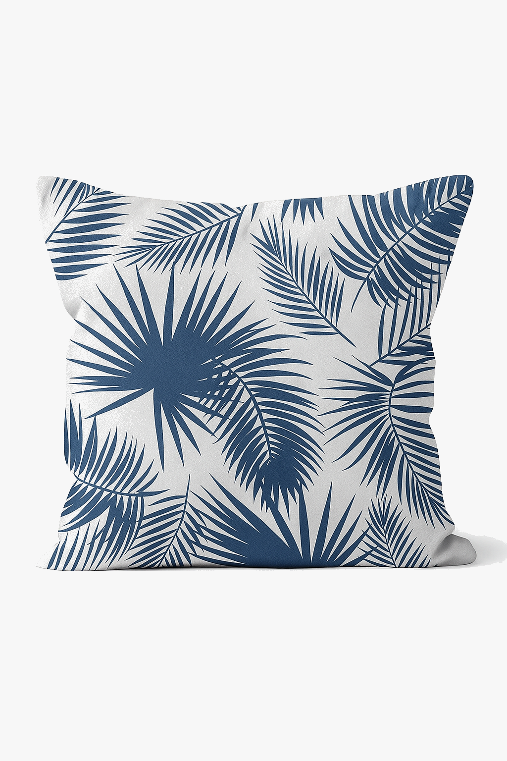 housse de coussin géométrique bleu marine moderne et élégante