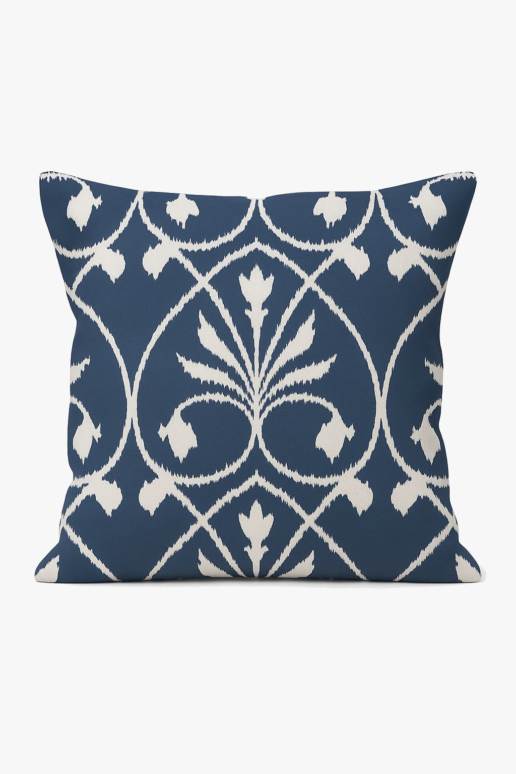 housse de coussin géométrique bleu marine style nordique élégant